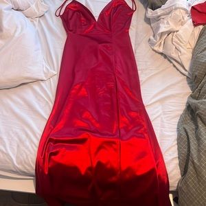 beautiful open back prom dress